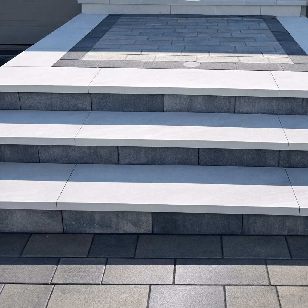 Stone stairs in Cartierville