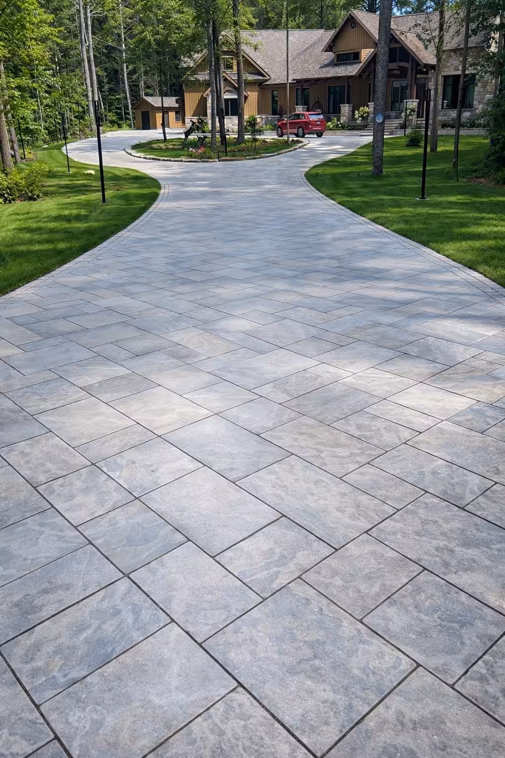Uni Stone driveway in St Lazare